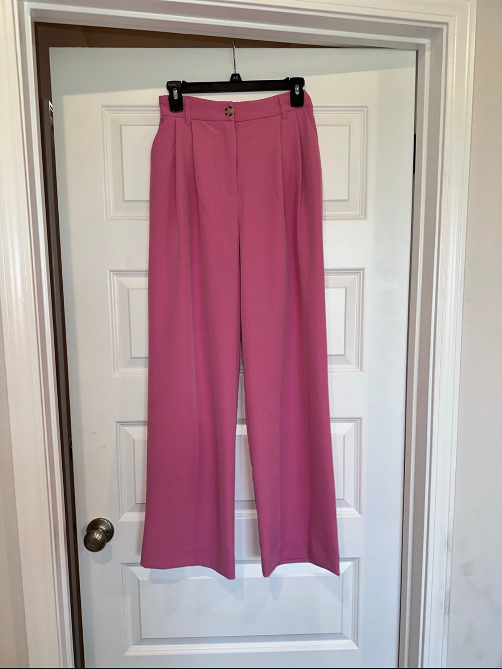 Gianni Bini Pink Wide-Leg Dress Trousers